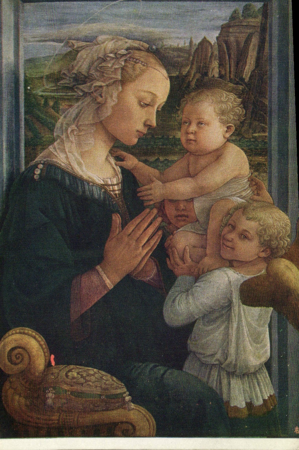 CPA Lippi Maodnna Col Bambino