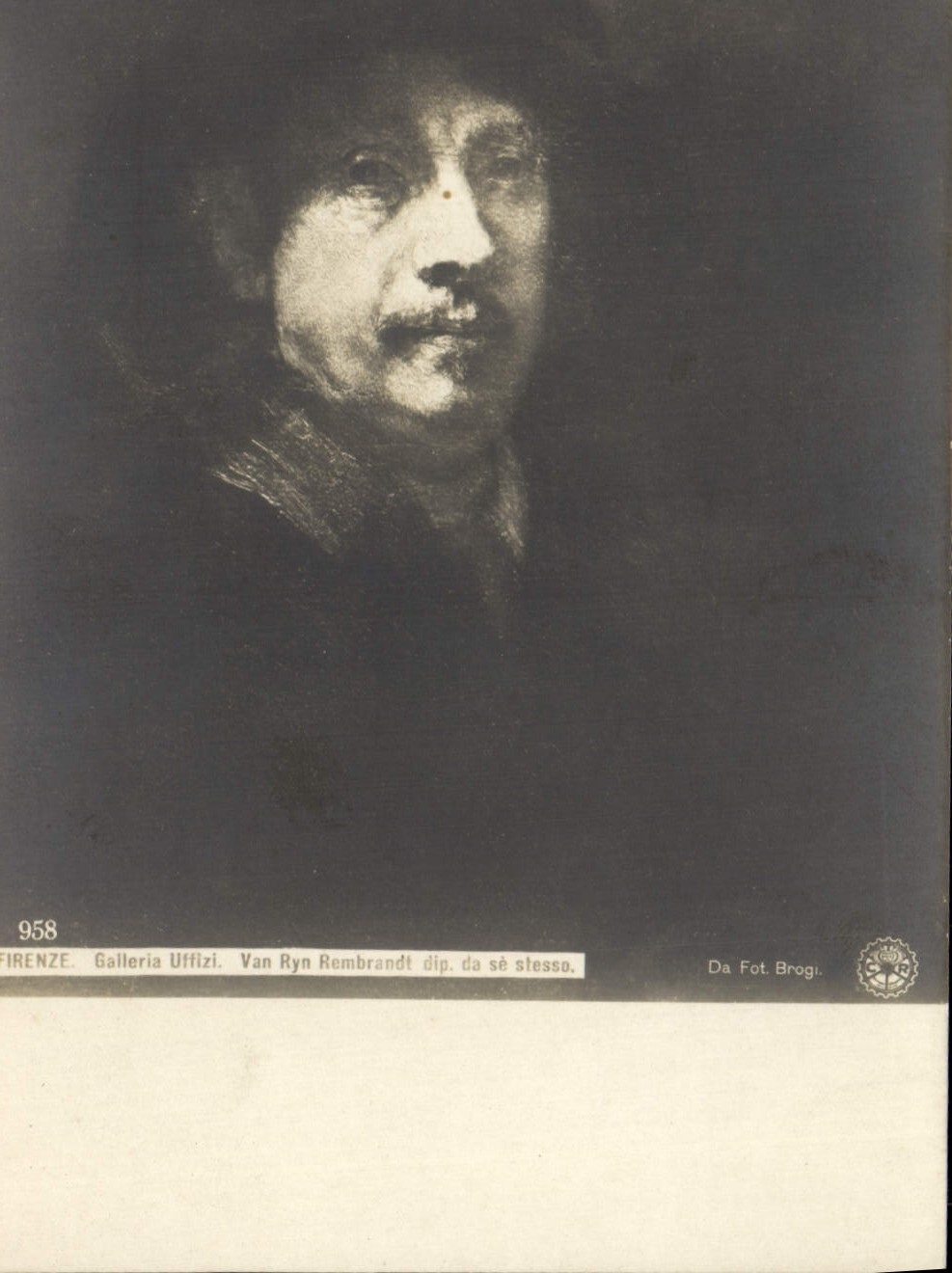 CPA Firenze Galleria Uffizi Van Ryn Rembrandt