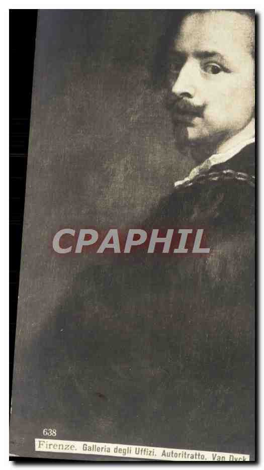 CPA Firenze Galleria Degli Uffizi Autoritratto Van Dyck