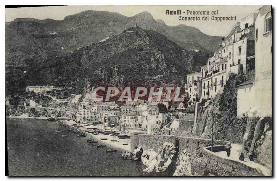 CPA Amalli Panorama Col Convento Dei Cappuccini
