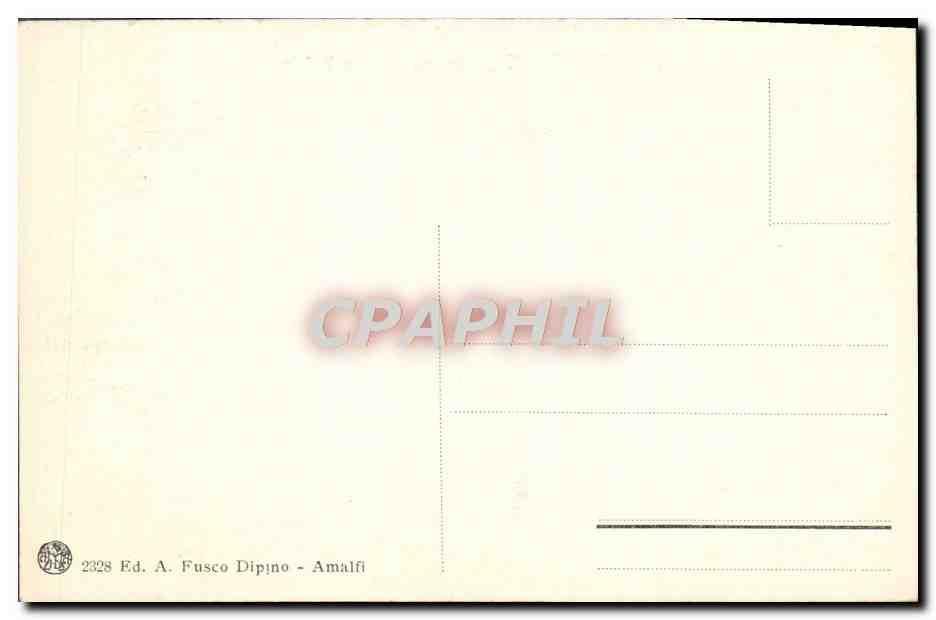 CPA Ravello Ingresso Del Palazzo Rufolo — Rückseite