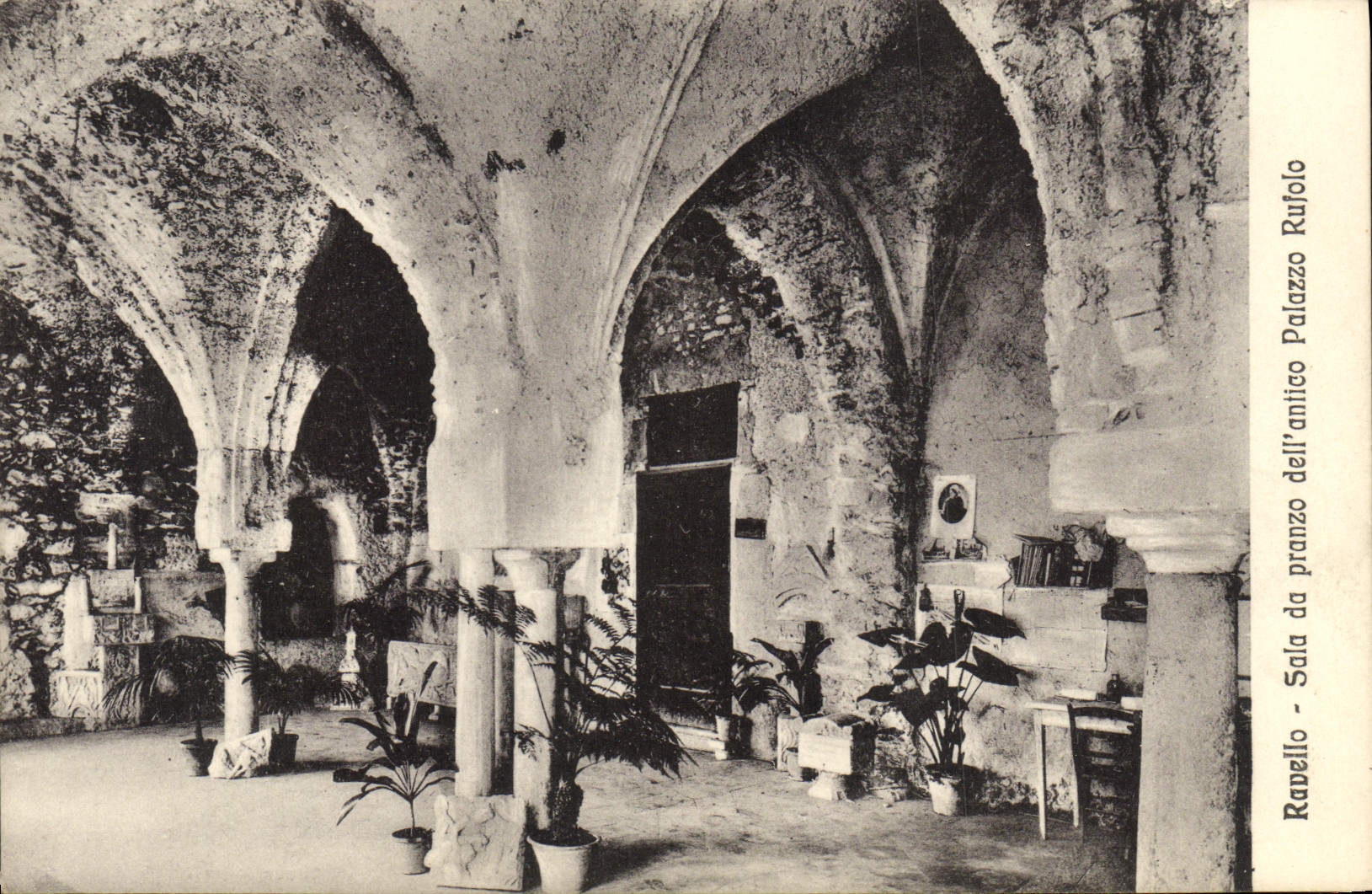 CPA Ravello Sala Da Pranzo Dell'Antico Palazzo Rufolo