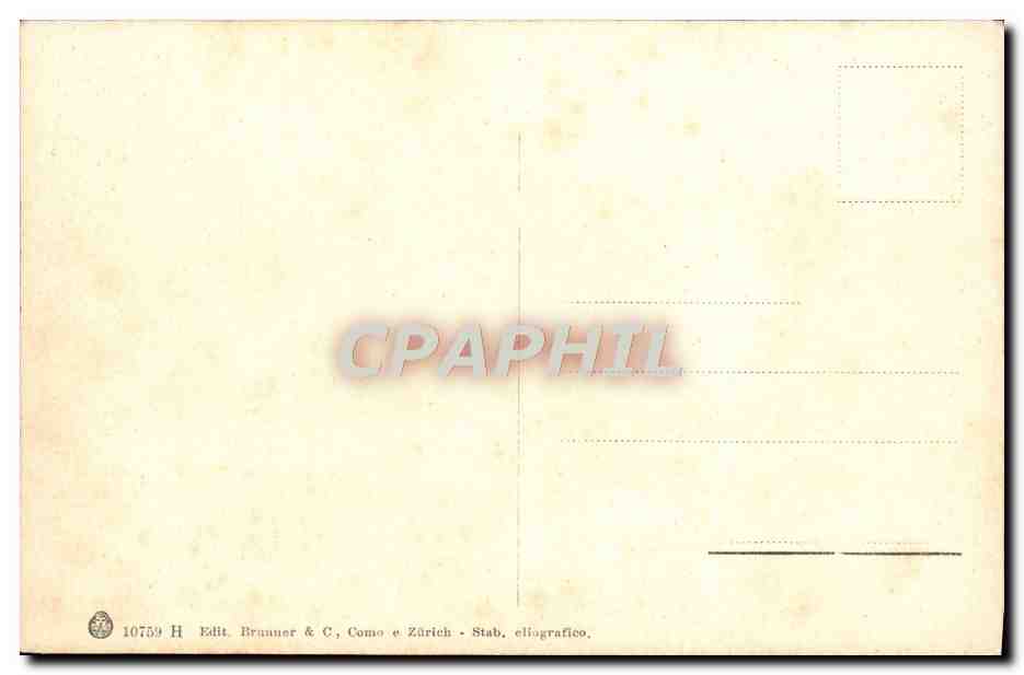 CPA Castiera Di Amalfi Castello saracena — Rückseite