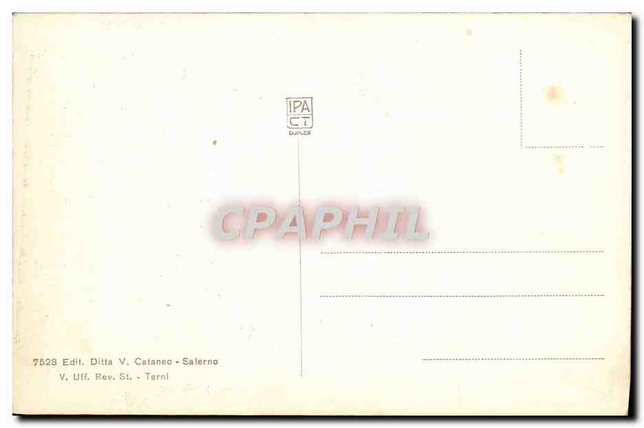 CPA Salerno Cattedrale il Patiotto — Verso