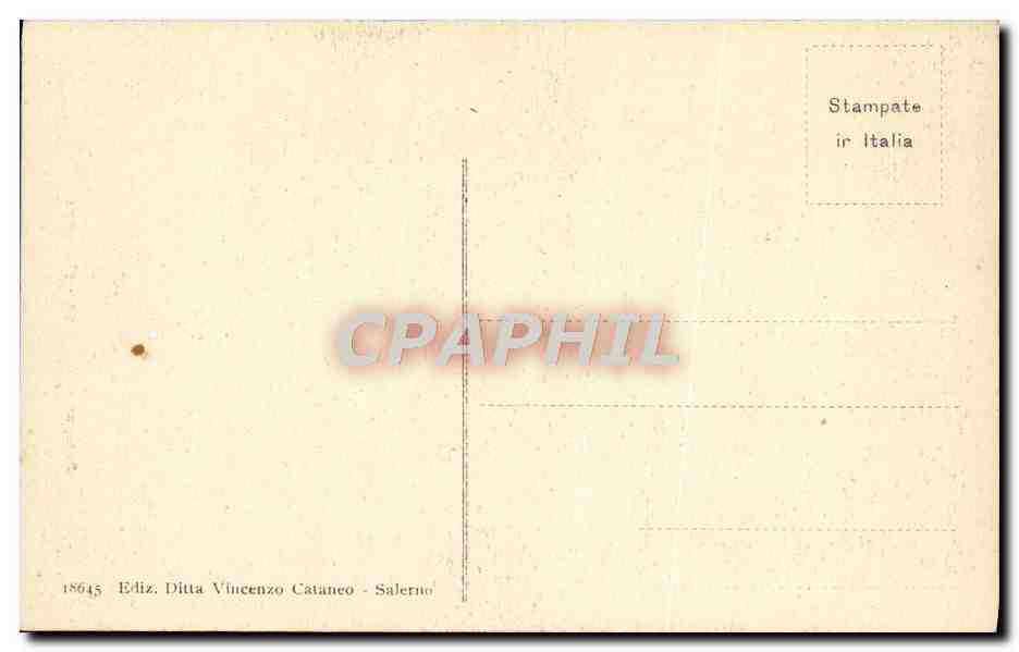 CPA Salerno Cattedrale L'Ambone — Verso