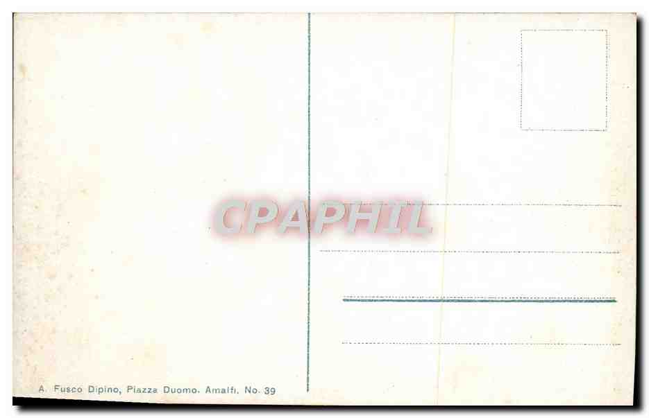 CPA Maiori Castello Saraceno — Rückseite