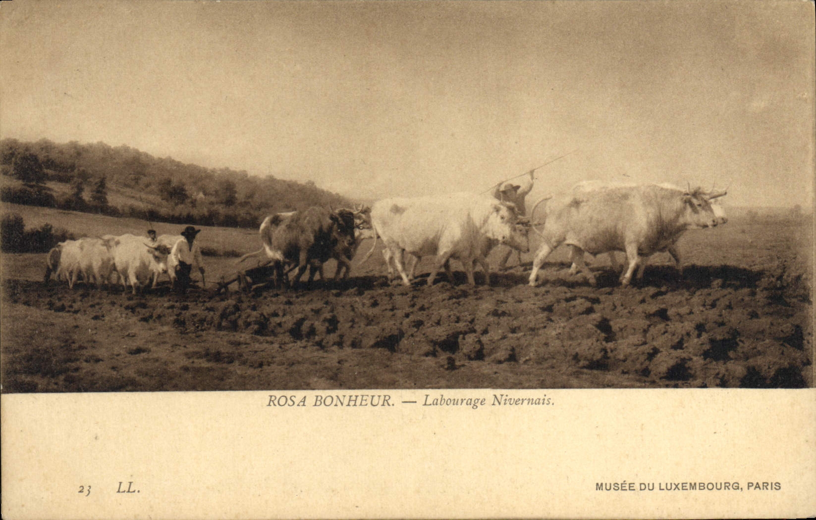 CPA Rosa Bonheur Labourage Nivernais Musee Du Luxembourg Paris