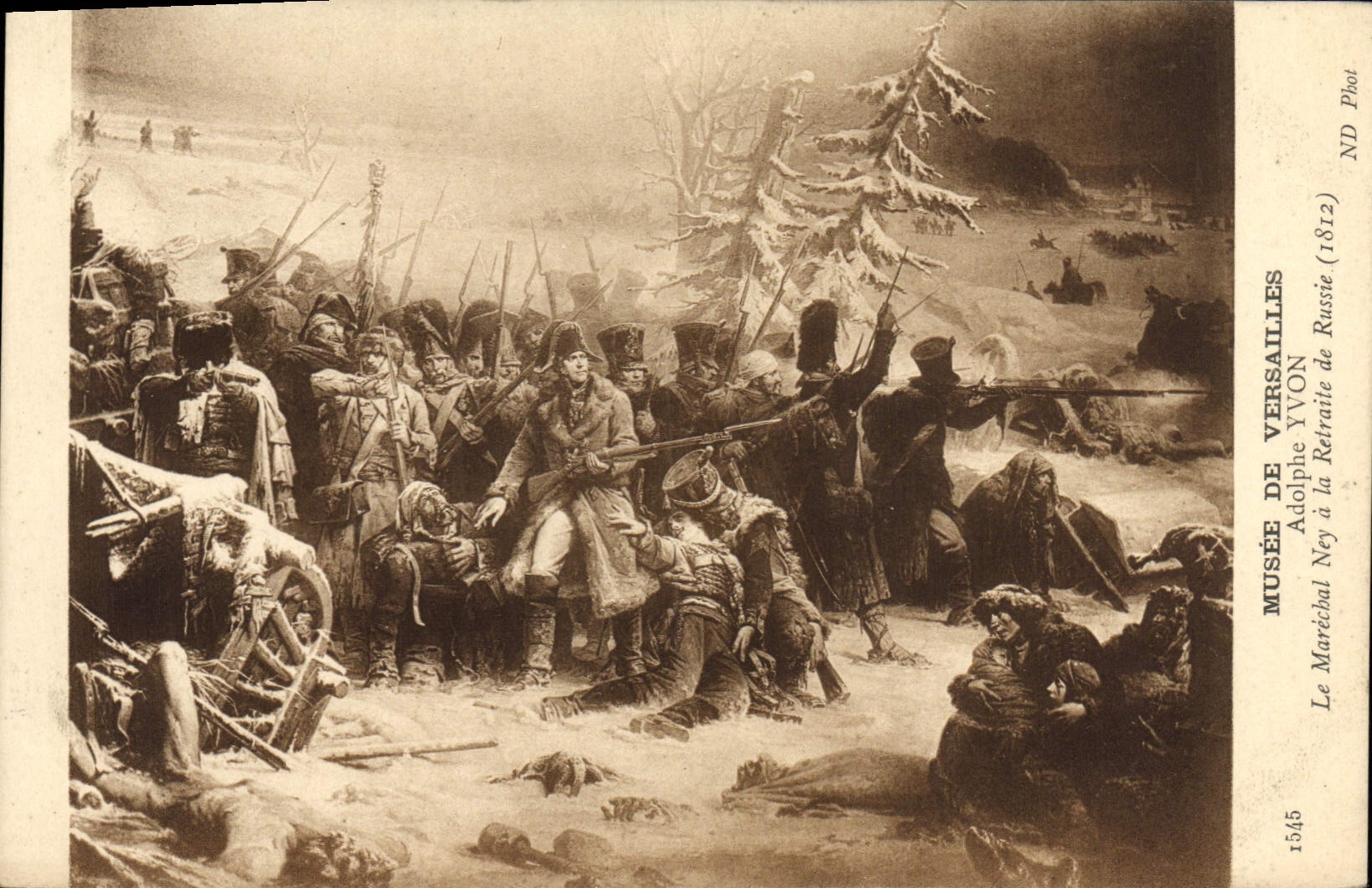 CPA Musee De Versailles Adolphe Yvon Le marechal Ney a la retraite de Russie