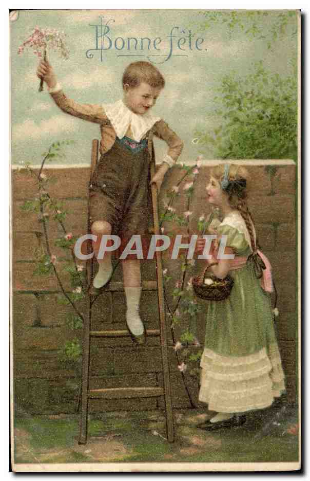 CPA Bonne Fete Enfants