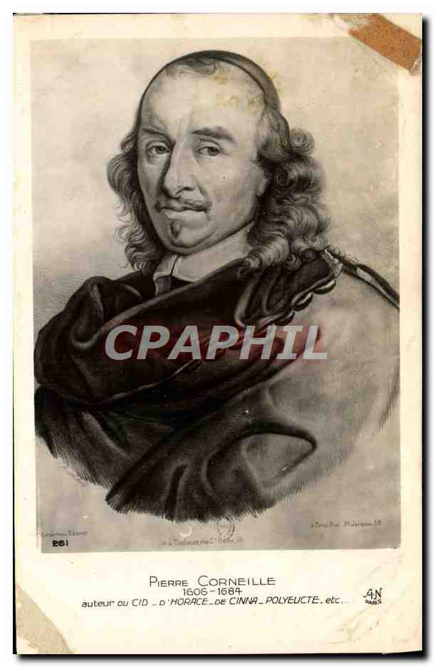 CPA Pierre Corneille Auteur Du d'Horace De Cinna