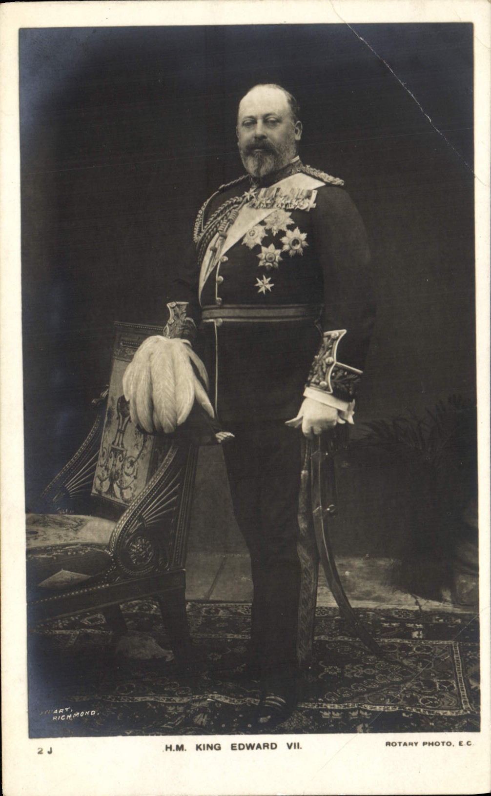 CPA HM King Edward VII