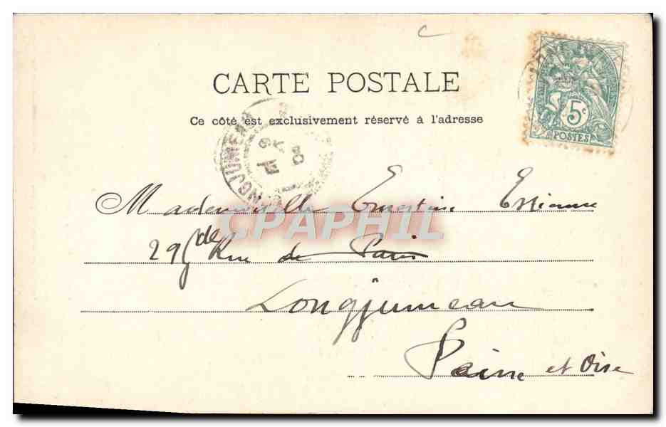 CPA Espoir De Vigneron Enfant — Rückseite