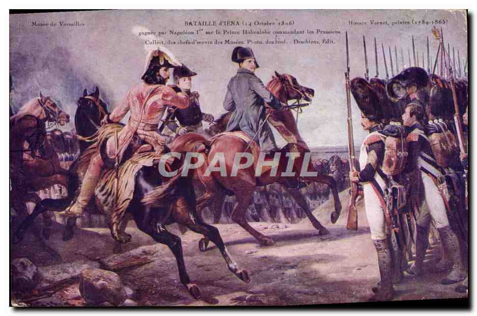 CPA Musee De Versailles Bataille D'Iena Napoleon Militaria 