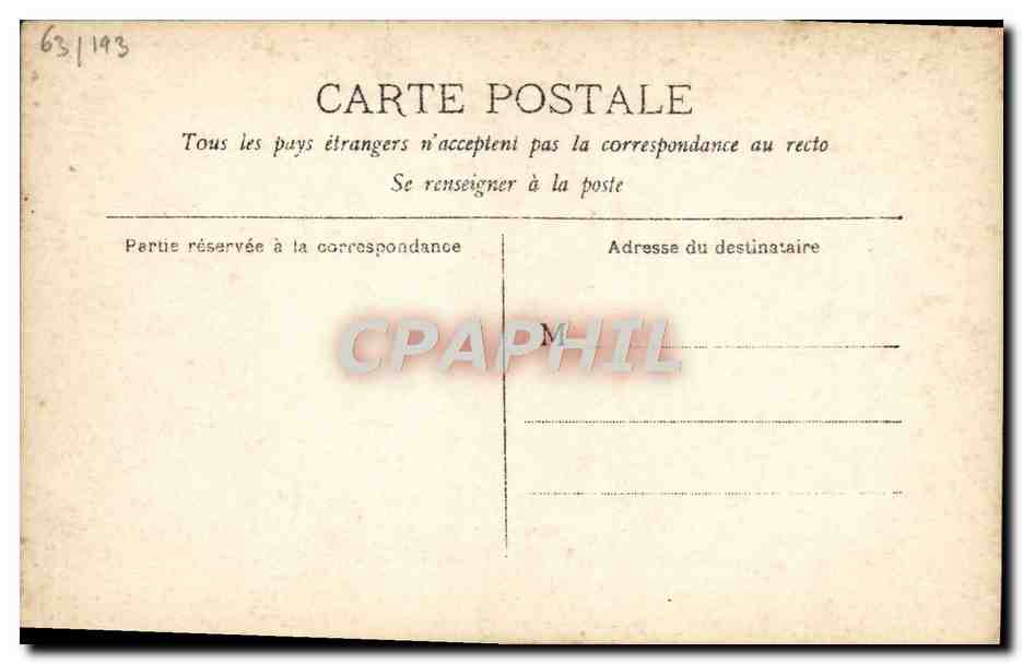 CPA Paris Statue De Jeanne d'Arc Militaria  — Verso