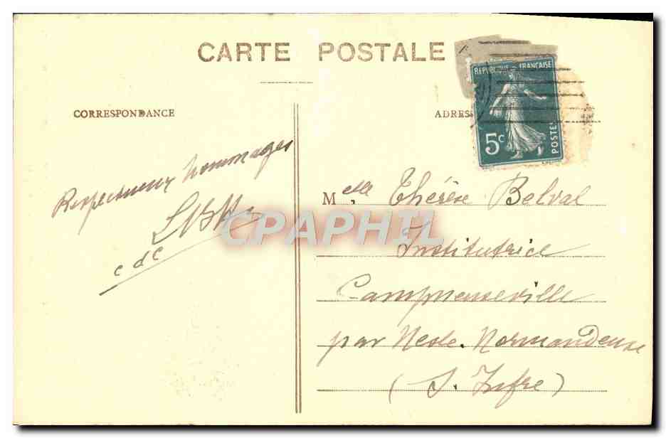 CPA Les Fresques Du Pantheon La Prise d'Orleans Par Jeanne d'Arc Lenepveu — Rückseite