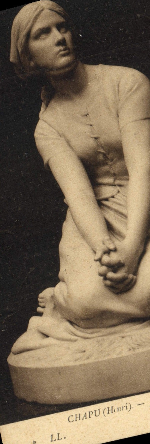 Statue de femme assise — Henri Chapu — LL.