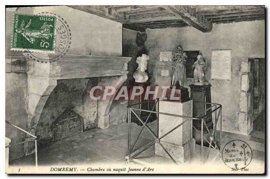 Domrémy — Chambre où naquit Jeanne d'Arc — Maisons de Jeanne d'Arc