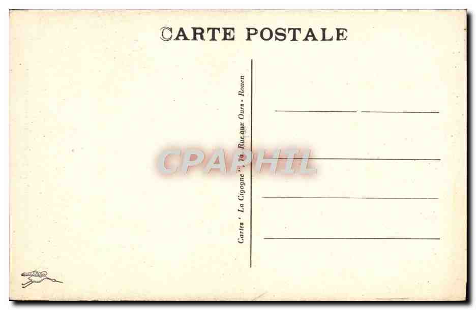 CPA Jeanne d'Arc Blessee Au Siege De Paris — Verso