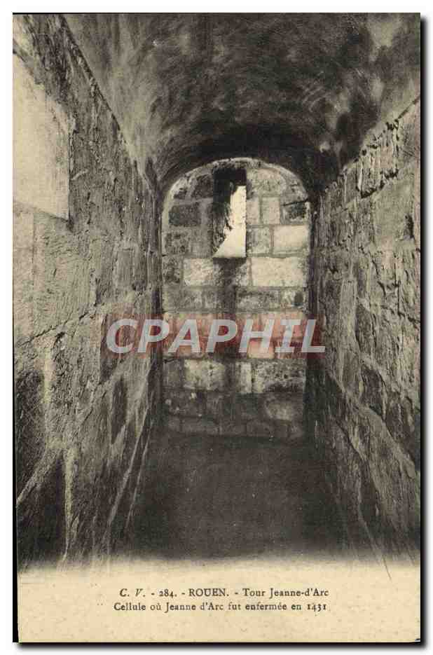 CPA Rouen Tour Jeanne d'Arc Cellule Ou Jeanne d'Arc Fut enfermee en 1431