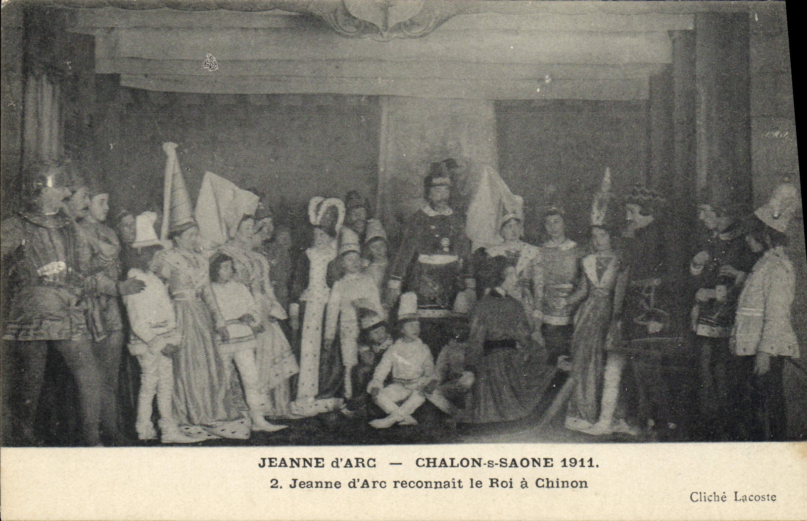 Jeanne d'Arc — Chalon-sur-Saône 1911. 2. Jeanne d'Arc erkennt den König in Chinon