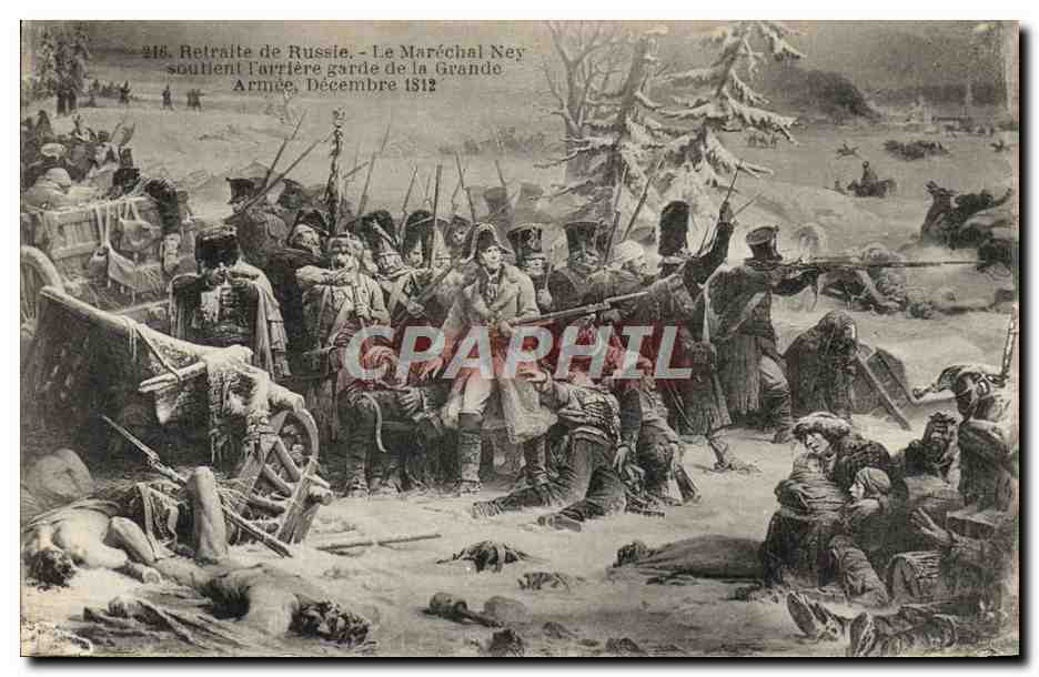 Retraite de Russie — Le Maréchal Ney soutient l'arrière garde de la Grande Armée, Décembre 1812