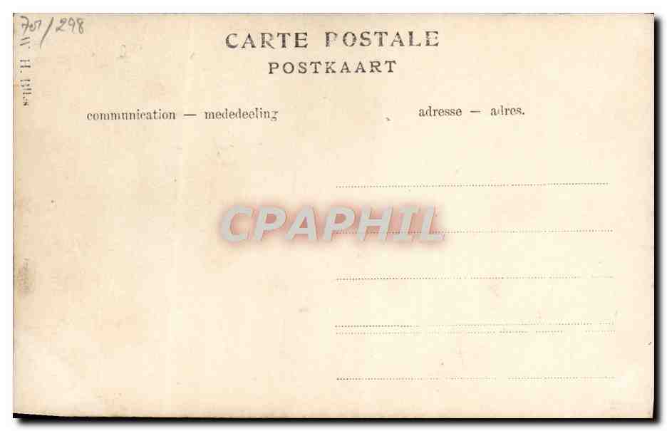 CPA Fantaisie Femme — Rückseite