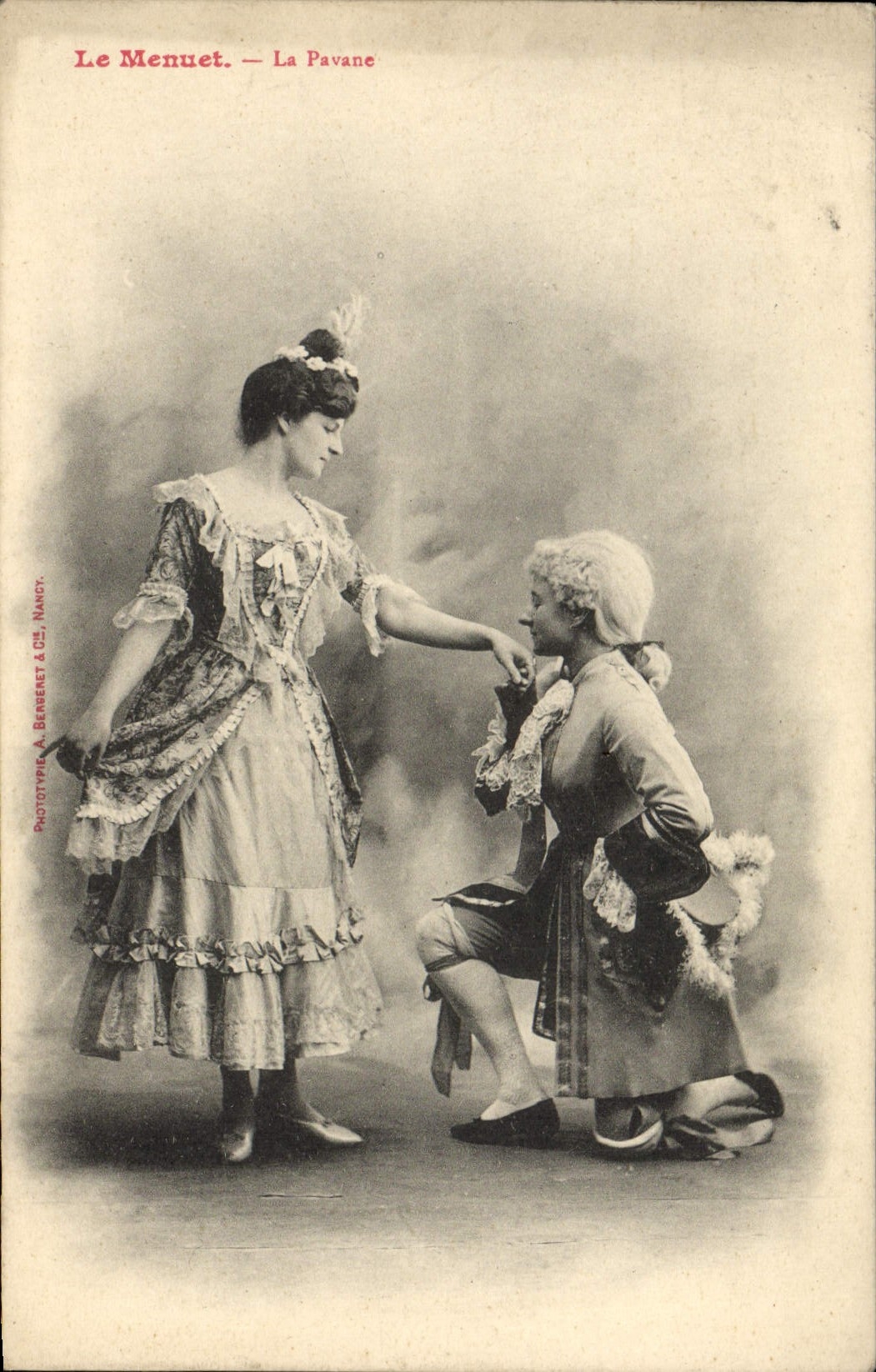 Le Menuet — La Pavane — Phototypie A. Bergeket & Cie, Nancy