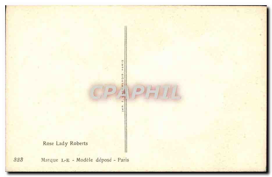 CPA Fantaisie Fleurs — Verso