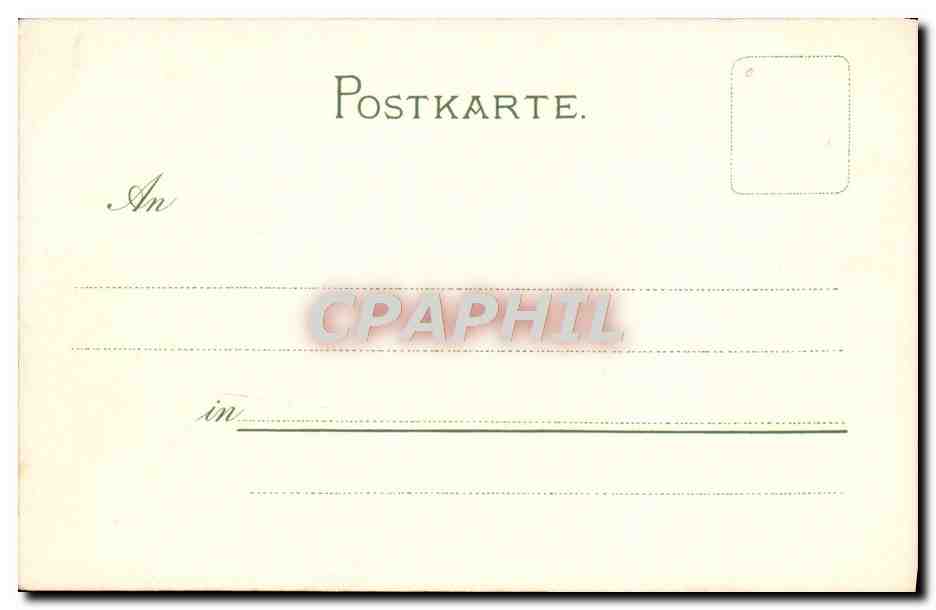 CPA Fantaisie Fleurs — Back