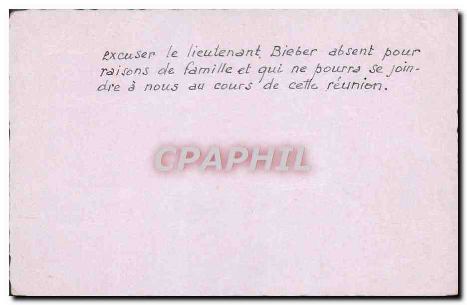 CPM Messieurs Les Officiers De La 34eme compagnie d'instruction Corps de chasse Militaria — Reverso