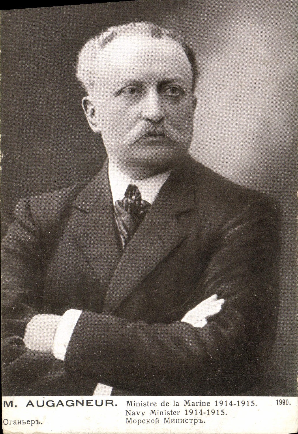 CPA Augagneur Ministre De La Marine 1914 1915 Militaria 