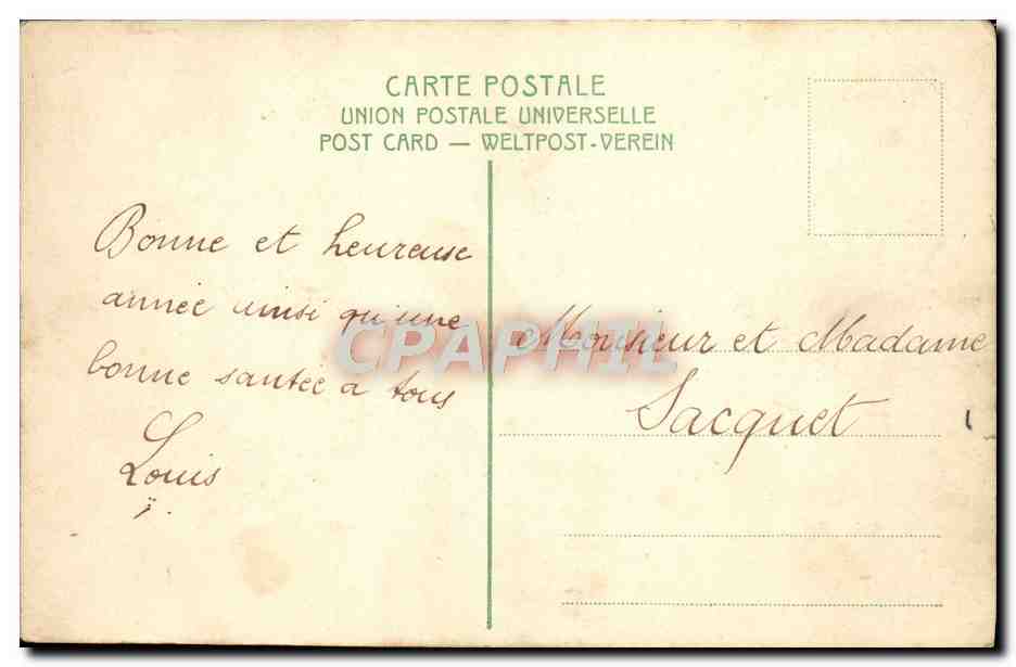 CPA Jerusalem Muraille De la Lamentation Des Juifs Judaica — Rückseite