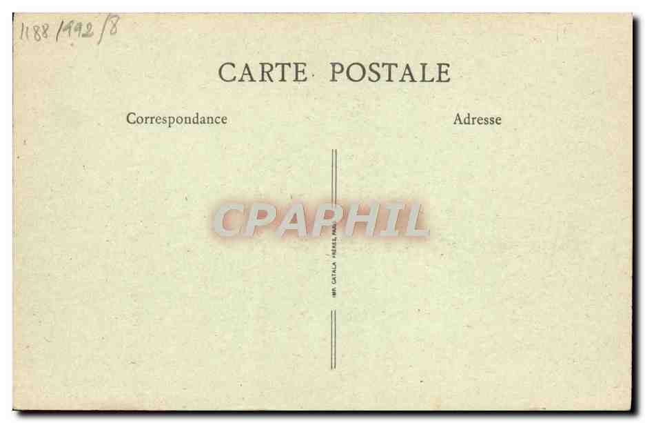 CPA Miss Pierrette Walter 1917 1918  — Rückseite
