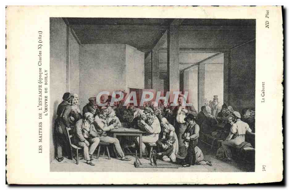 CPA Les Maitres De L'Estampe L'Oeuvre De Boilly Le cabaret