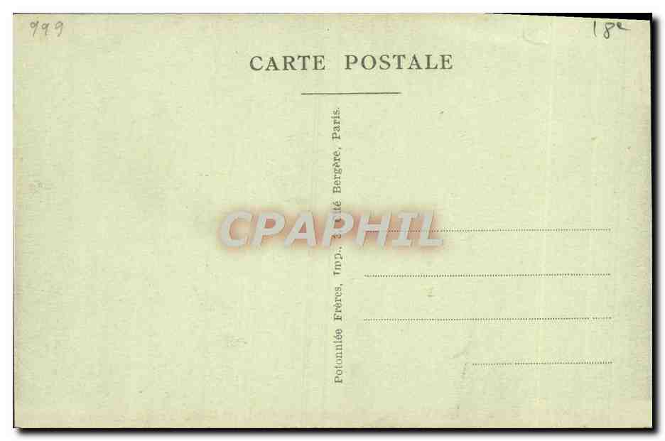 CPA Cabaret Du Neant Paris Montmartre Caveau Les Spectres Tristes — Rückseite