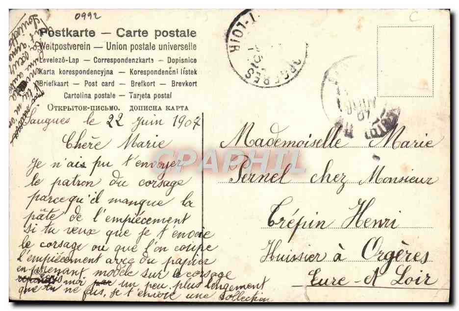 CPA Dans Ma Bulle De Savon Enfant — Rückseite