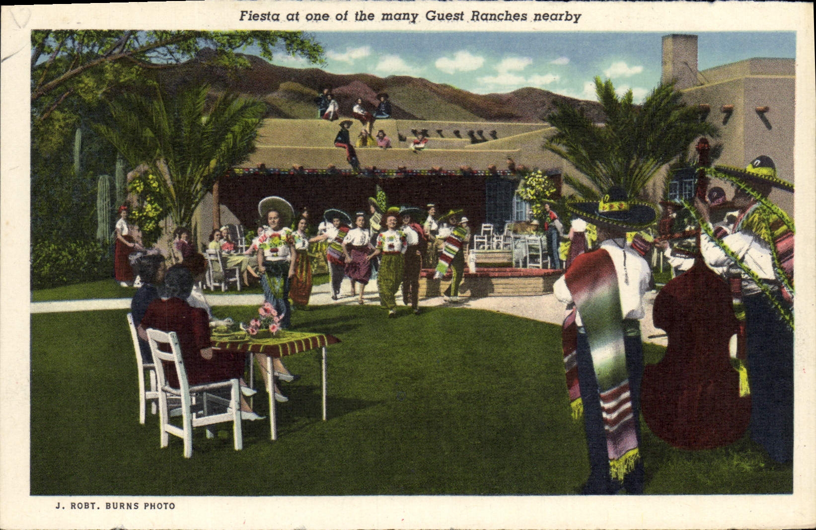 CPA Fiesta at one Of The Many Guest Ranches Nearby Southern Pacific Depot 