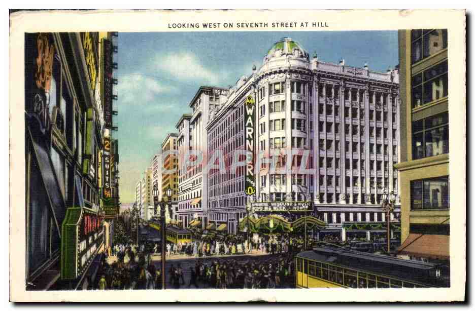 CPA The Los Angeles Biltmore — Rückseite