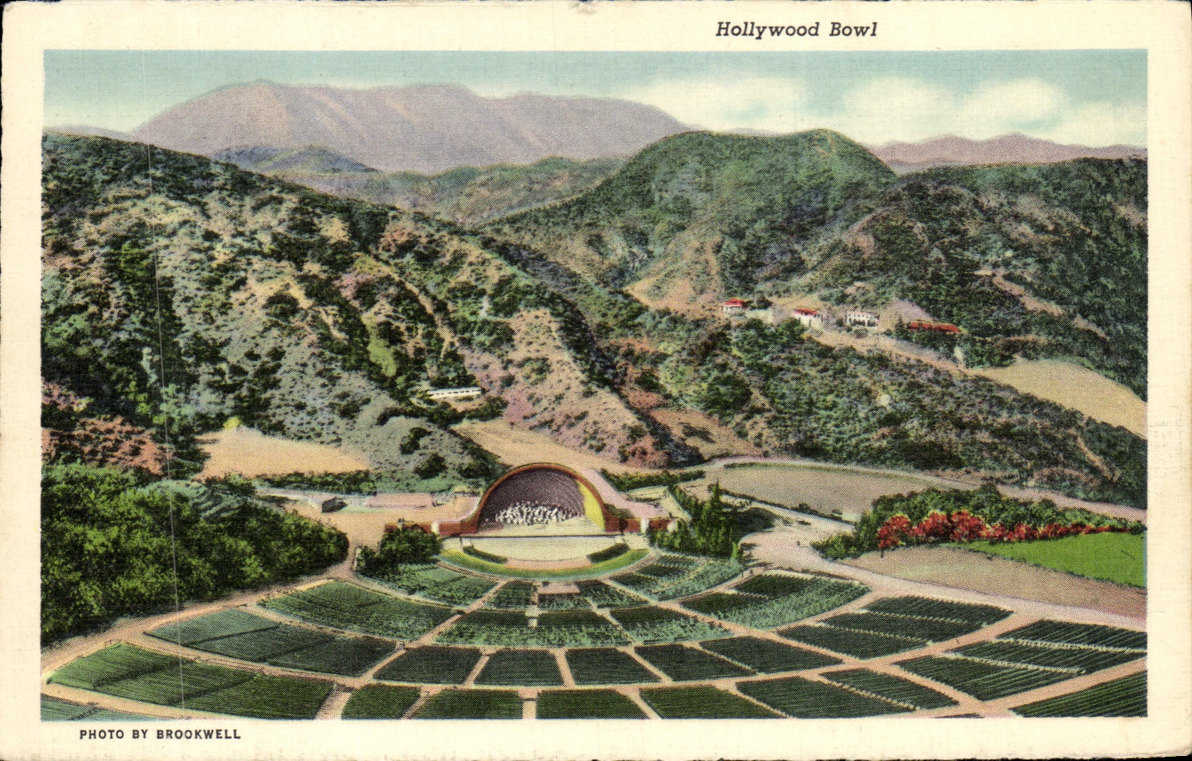 CPA Hollywood bowl Berverly Hills chevaux 