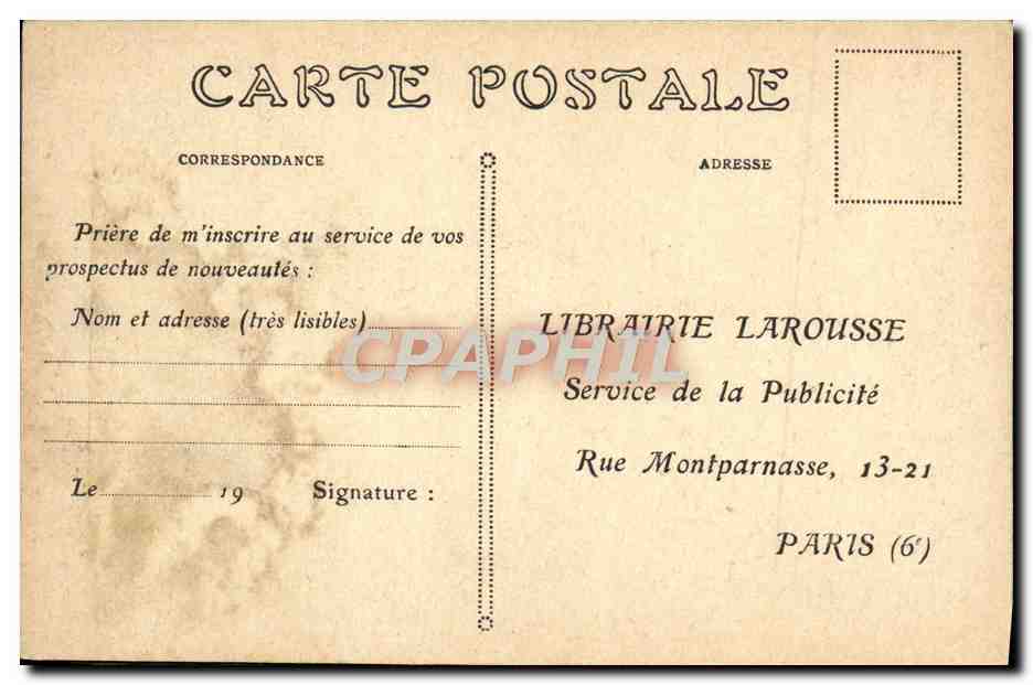 CPA Dans La Californie Du Sud Route Bordee De Palmiers — Rückseite