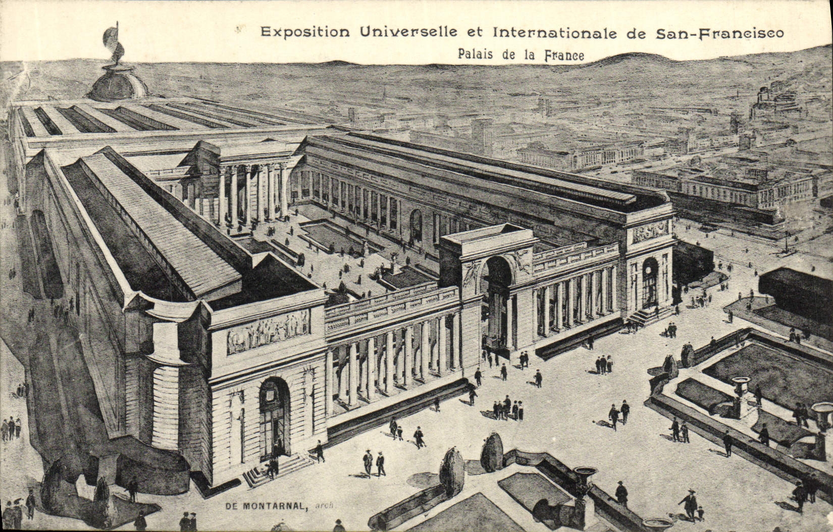 CPA Exposition Unvierselle et Internationale de San Francisco Palais de la France 