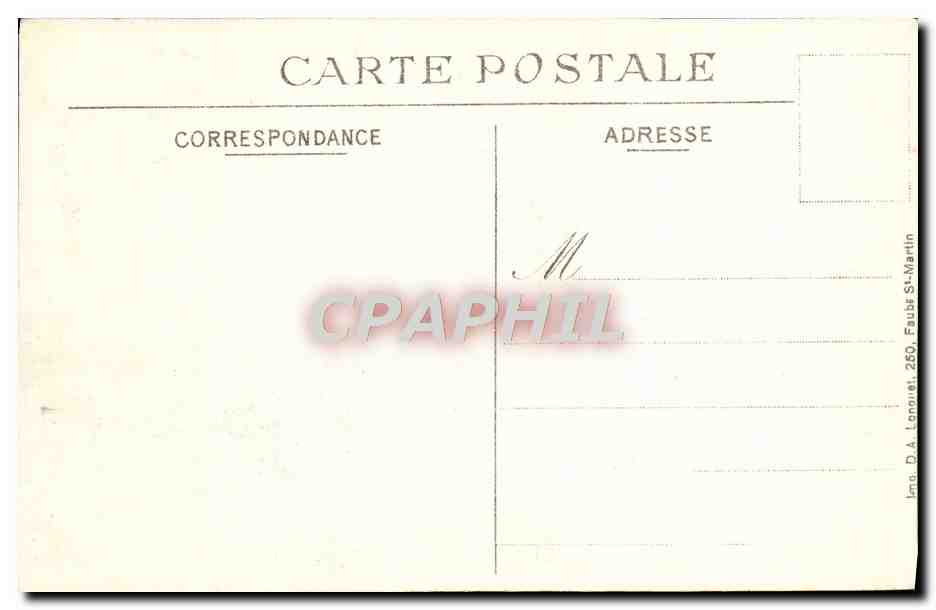 CPA Exposition Unvierselle et Internationale de San Francisco Palais de la France  — Rückseite