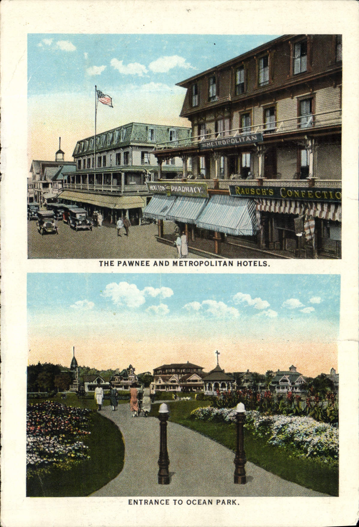 CPA Entrance to Ocean Park Pawnee and metropolitan hotels