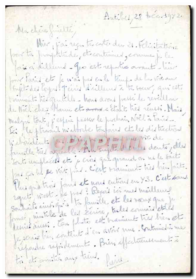 Entier Petain pour Rue de Flande Paris — Rückseite