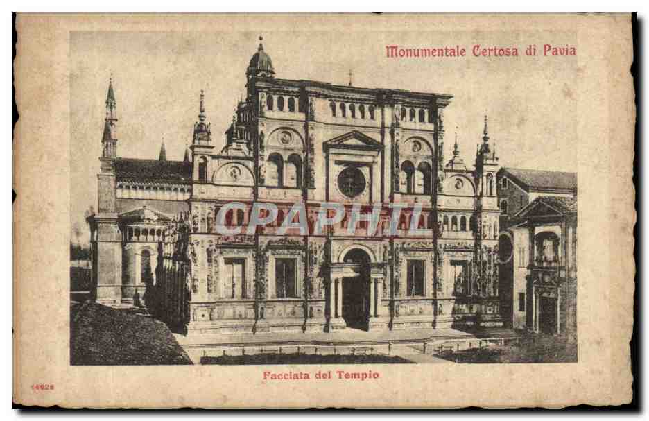 CPA Monumentale Certosa di Pavia