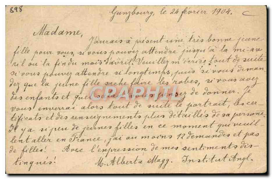 Entier Baviere 1910 pour Mme de Givenchy Boulogne sur Mer — Rückseite