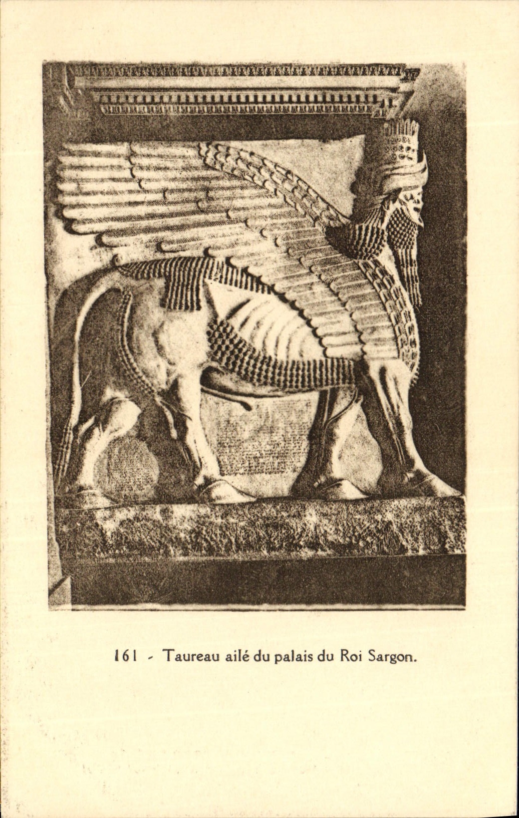 CPA Taureau Aile Du Palais du Roi Sargon