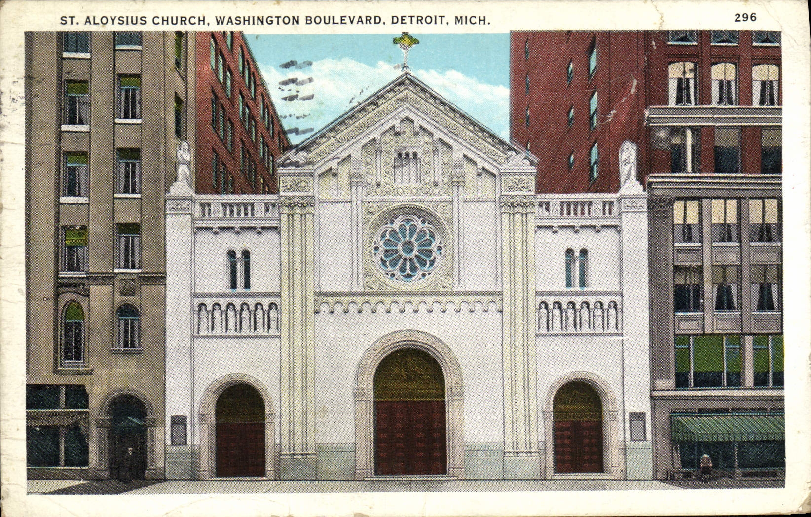 CPA st Aloysius Church Washington Boulevard Edtroit Mich