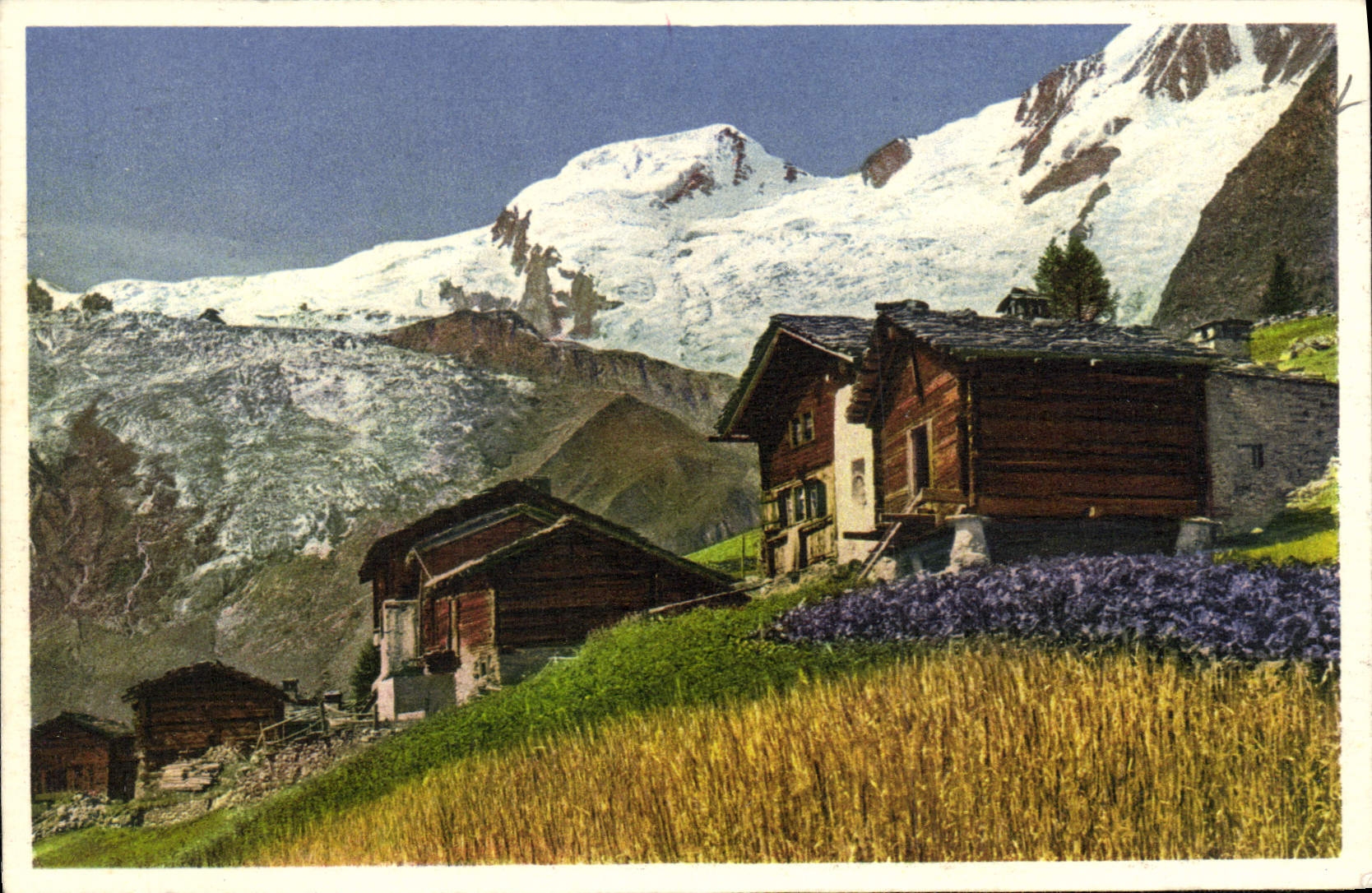 CPA Hohnegg Bei Saas Fee Alphubel