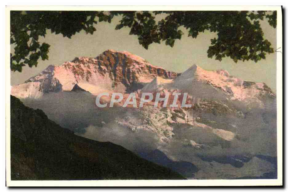 CPA Die Jungfrau im Abendrot